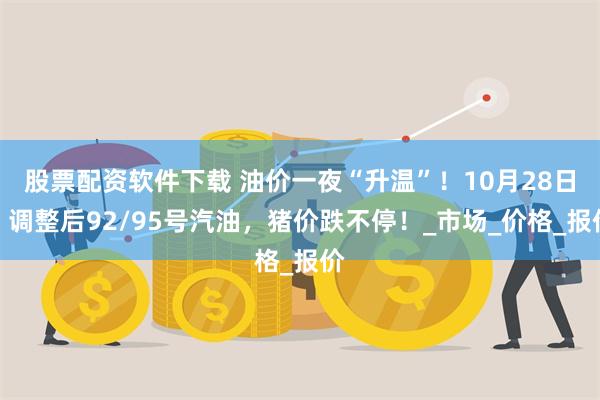 股票配资软件下载 油价一夜“升温”！10月28日，调整后92/95号汽油，猪价跌不停！_市场_价格_报价