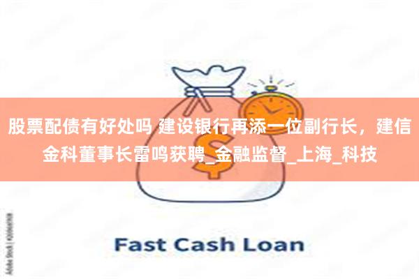 股票配债有好处吗 建设银行再添一位副行长，建信金科董事长雷鸣获聘_金融监督_上海_科技
