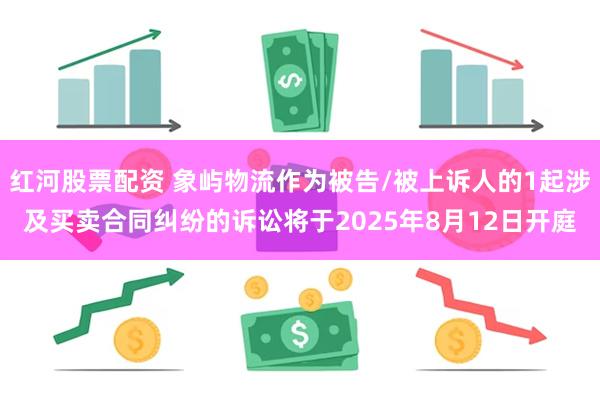 红河股票配资 象屿物流作为被告/被上诉人的1起涉及买卖合同纠纷的诉讼将于2025年8月12日开庭